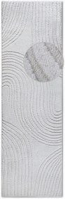 Dywan nowoczesny 3D Elle Collection Gallery Geometria kremowy 80 cm x 240 cm