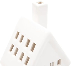 Lampion COZY HOME domek z ledem 7,6x5,8x14,8cm HOMLA