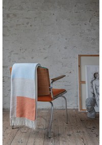 Żółto-niebieski koc 125x190 cm Brick – Mette Ditmer Denmark