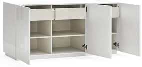 Biały niski kredens Teulat Doric, szer. 150 cm