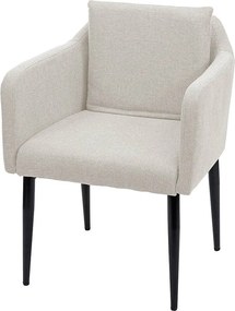 Krzesło do jadalni MCW-H93,  tkanina/tekstylia kremowo-beżowy