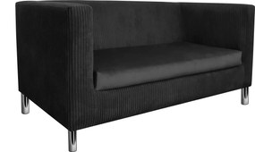 Sofa Monaco : Kolor nogi - Chrom, Kolor tkaniny - Kronos7/Poso135, Typ tkaniny - Kronos/Poso, Wysokość nogi - 15 cm