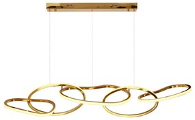 Lampa wisząca LED w kolorze złota Anneli – Candellux Lighting