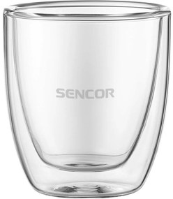 Sencor SGX 001 szklanka termiczna do espresso 80 ml, 2 szt.
