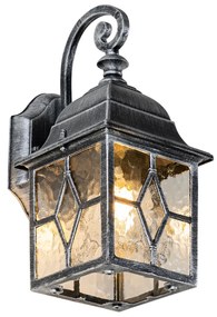 Zewnetrzna Romantyczna zewnętrzna lampa ścienna w stylu antycznym srebrnym - London Rustykalny / Vintage Oswietlenie zewnetrzne