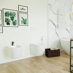 Miska WC wisząca biała LOCA z deską wolnoopadającą typu Duro