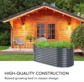 Blumfeldt Rondabox 200x100x80 cm Skrzynia na warzywa Antracyt