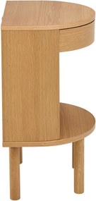 Szafka nocna w dekorze dębu w jasnym naturalnym kolorze Paron – Actona