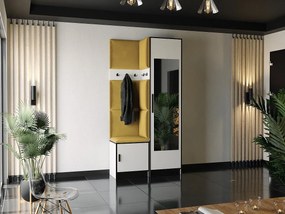 Garderoba ROJ 11 Biały + Żółty