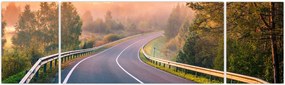 Obraz - Podróż o wschodzie słońca (170x50 cm)