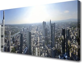 Obraz na płótnie Rytm Miejskiej Zabudowy