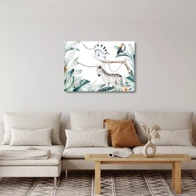 Obraz na szkle - Zwierzęta egzotyczne (70x50 cm)