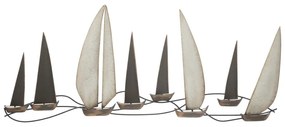 Metalowa dekoracja ścienna 119x51 cm Regata – Mauro Ferretti