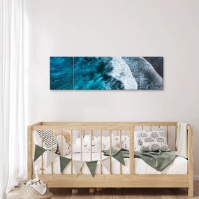 Obraz - Fale na morzu (170x50 cm)