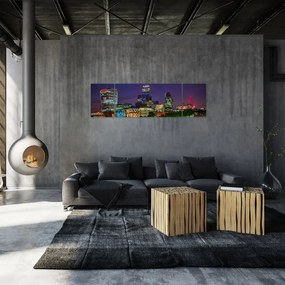 Obraz - Londyn wieczorem (170x50 cm)