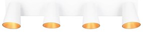 Biała lampa punktowa ø 8 cm Sharp – Trio