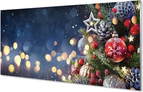 Panel szklany do Kuchni Choinka w Zimowej Aurze