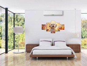 Obraz - Szczęśliwy pies (125x70 cm)