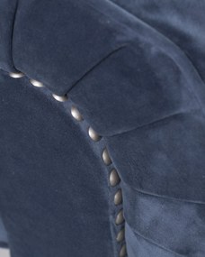 Fotel Chesterfield Classic Velvet Midnight 118x96x77cm