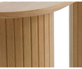 Konsola w naturalnym kolorze 40x130 cm Nola – Unique Furniture