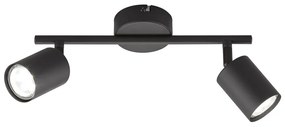 Czarna metalowa lampa punktowa LED 8x30 cm Vano – Fischer &amp; Honsel