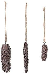Zestaw 3 metalowych dekoracji wiszących Bloomingville Mildrid
