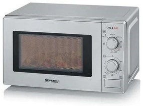 Severin MW 7900 kuchenka mikrofalowa z grillem, srebrny