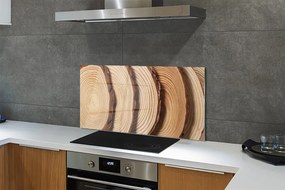 Panel nad Blat Kuchenny Plastry Drewna w Przekroju