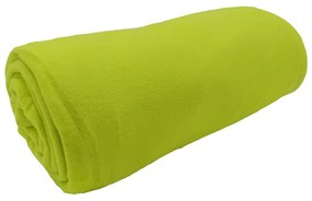Jasnozielony polarowy koc 150x200 cm Plain – JAHU collections