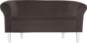 Sofa Milo tkanina Welur : Kolor nogi - Biała, Kolor tkaniny - VELVET - MG05, Typ tkaniny - Velvet, Wysokość nogi - 20 cm