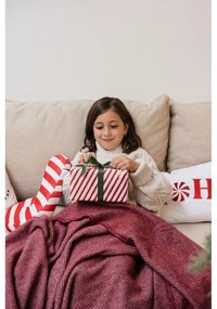 Aksamitna poduszka dekoracyjna ze świątecznym motywem 60x30 cm Ho Ho Ho – Catherine Lansfield