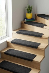 Komplet Prostokątnych Czarny Nakładek Na Schody Z4-K11