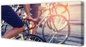 Obraz canvas na ścianę Wspólna Wyprawa Rowerowa