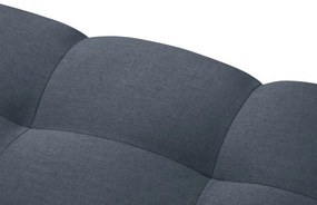 Sofa Justin 2-osobowa, ciemny niebieski, tkanina strukturalna
