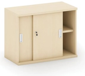 Nadstawka z przesuwnymi drzwiami MIRELLI, 800 x 400 x 600 mm, brzoza