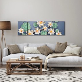Obraz lilii wodnych (170x50 cm)