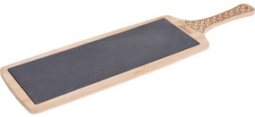 Taca do serwowania, 48 x 12,5 cm, bambus, łupek