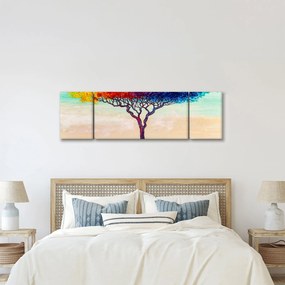 Obraz malowanego drzewa (170x50 cm)