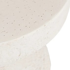 Stolik Kawowy LOVI 41 cm Krem/Beż Japandi
