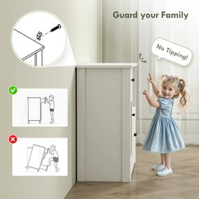 HOMCOM Szafka kuchenna z otworem na kable, Komoda z 2 szafkami, otwartą przegrodą, szufladą, 80 x 35 x 72,2 cm, Płyta wiórowa, Biały