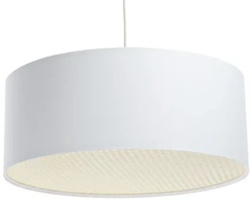 Lampa wisząca MODERN RATTAN 60 biała BPS KONCEPT