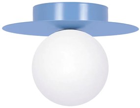 Niebieska designerska lampa sufitowa plafon - A677 P7-F69