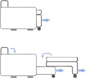 Fotel rozkładany Luzern z funkcją spania i schowkiem – nowoczesny, wygodny