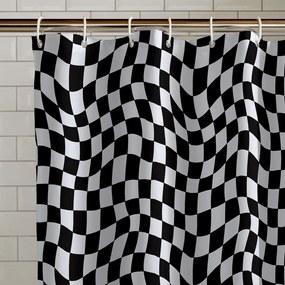 Zasłona prysznicowa 180x180 cm Checkerboard – Catherine Lansfield