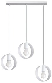 Lampa wisząca TITRAN 3 biała SOLLUX  LIGHTING