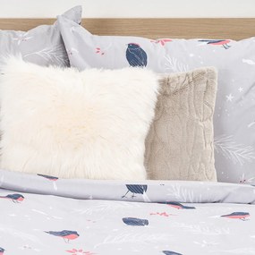 4Home Pościel bawełniana Winter Robin, 140 x 220 cm, 70 x 90 cm