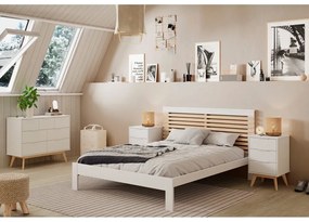 Biała niska komoda 120x83 cm Campus – Marckeric