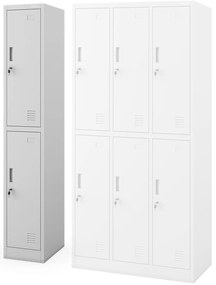 Szafka socjalna ubraniowa BHP szara: IGOR 1 Plus