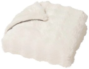 Kremowy koc z mikropluszu 180x220 cm Mounty – douceur d'intérieur