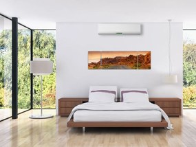 Obraz drogi w górach (170x50 cm)